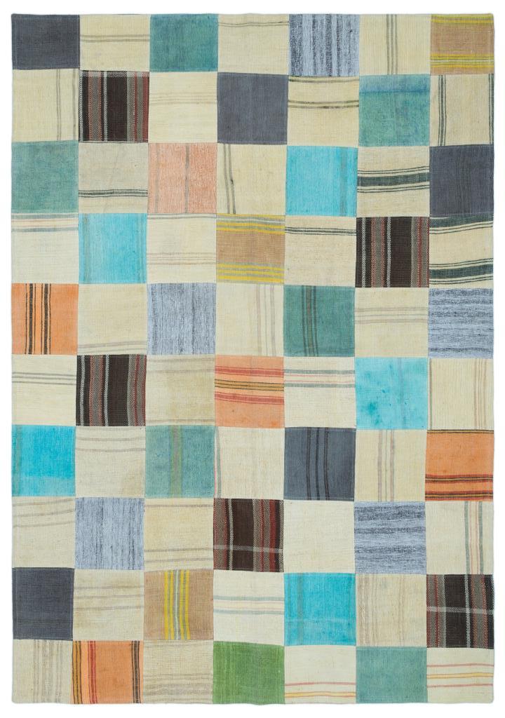 Apex Kilim Patchwork Unique Colours 25318 164 x 233 cm