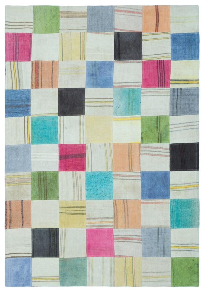 Apex Kilim Patchwork Unique Colours 25339 158 x 230 cm