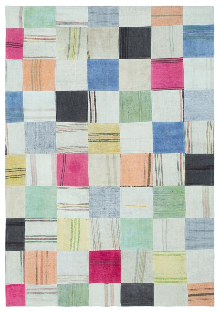 Apex Kilim Patchwork Unique Colours 25358 157 x 228 cm