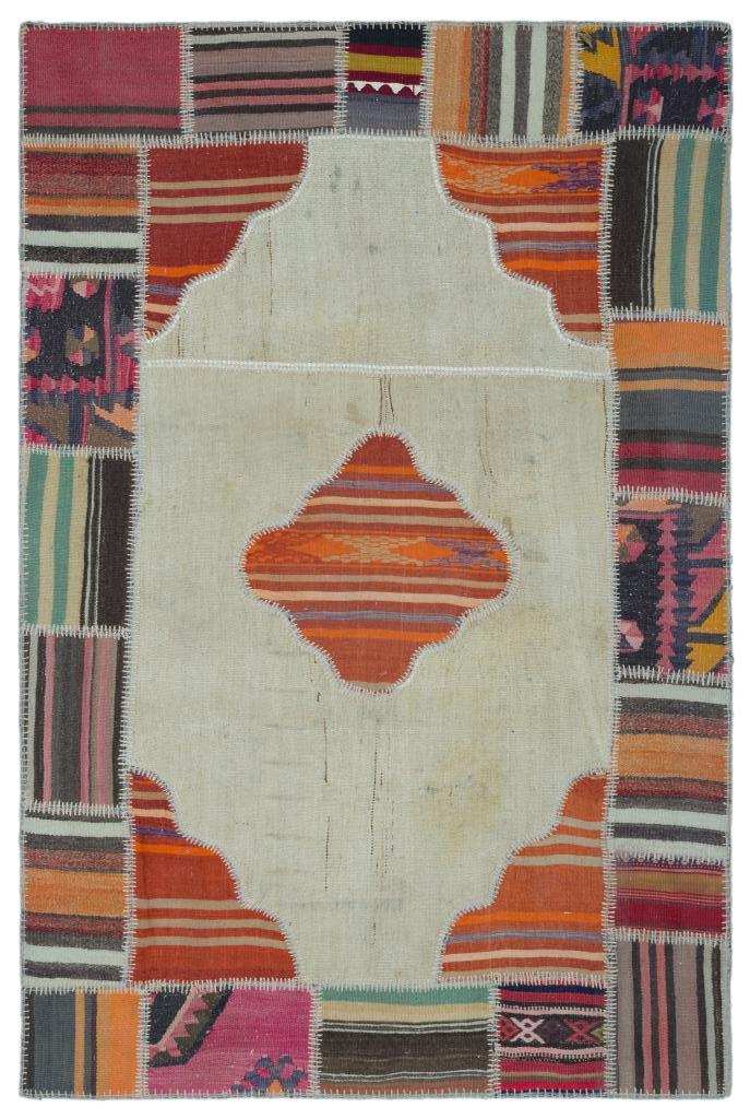 Apex Kilim Patchwork Unique Naturel 25118 120 x 181 cm