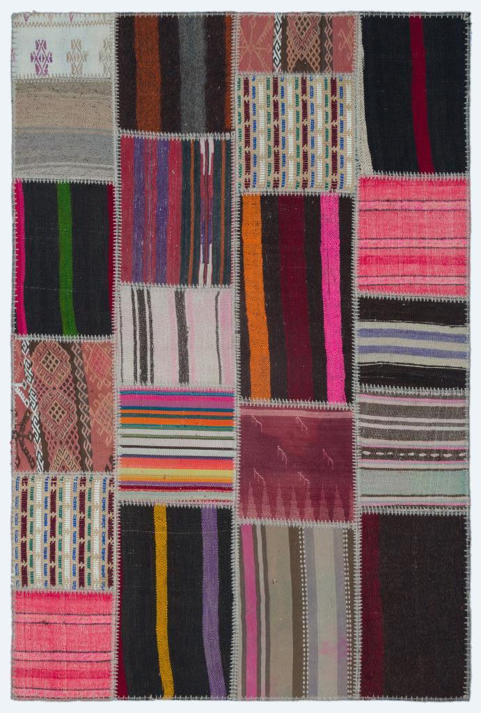 Apex Kilim Patchwork Unique Naturel 25126 122 x 182 cm
