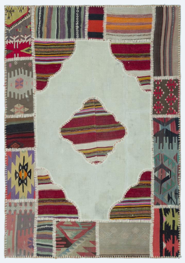 Apex Kilim Patchwork Unique Naturel 25152 125 x 180 cm
