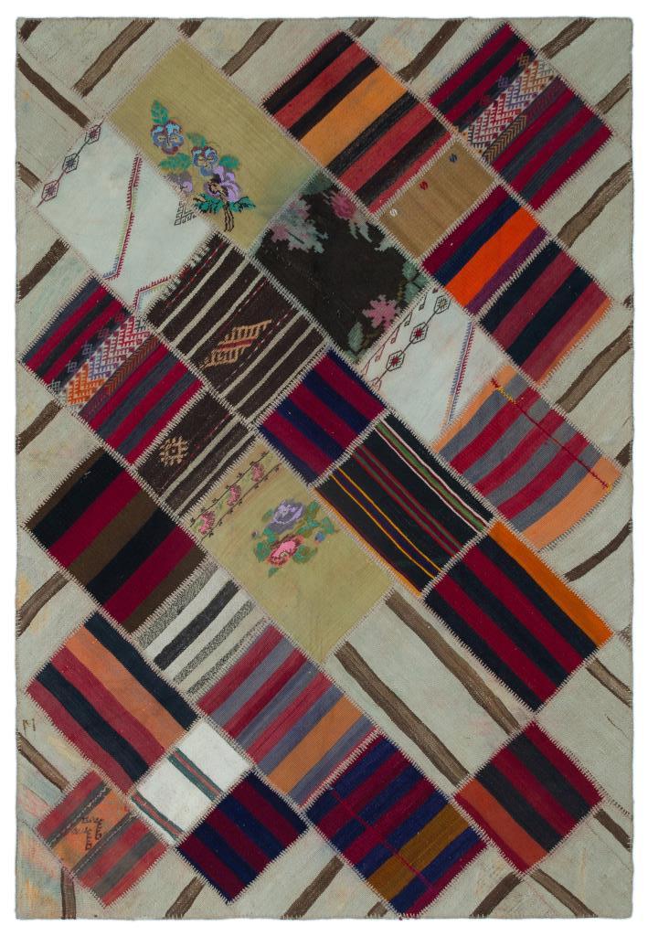 Apex Kilim Patchwork Unique Naturel 25300 160 x 235 cm
