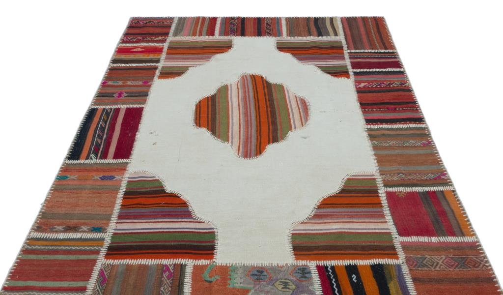 Apex Kilim Patchwork Unique Naturel 25332 162 x 232 cm