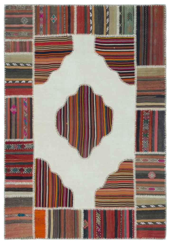 Apex Kilim Patchwork Unique Naturel 25363 159 x 228 cm