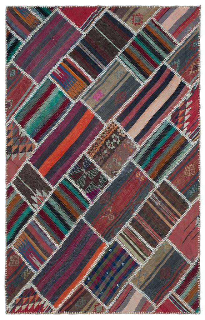 Apex Kilim Patchwork Unique Naturel 25533 156 x 242 cm