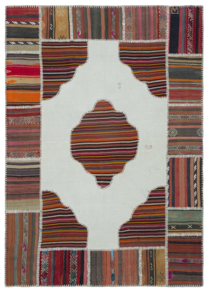 Apex Kilim Patchwork Unique Naturel 25575 161 x 227 cm