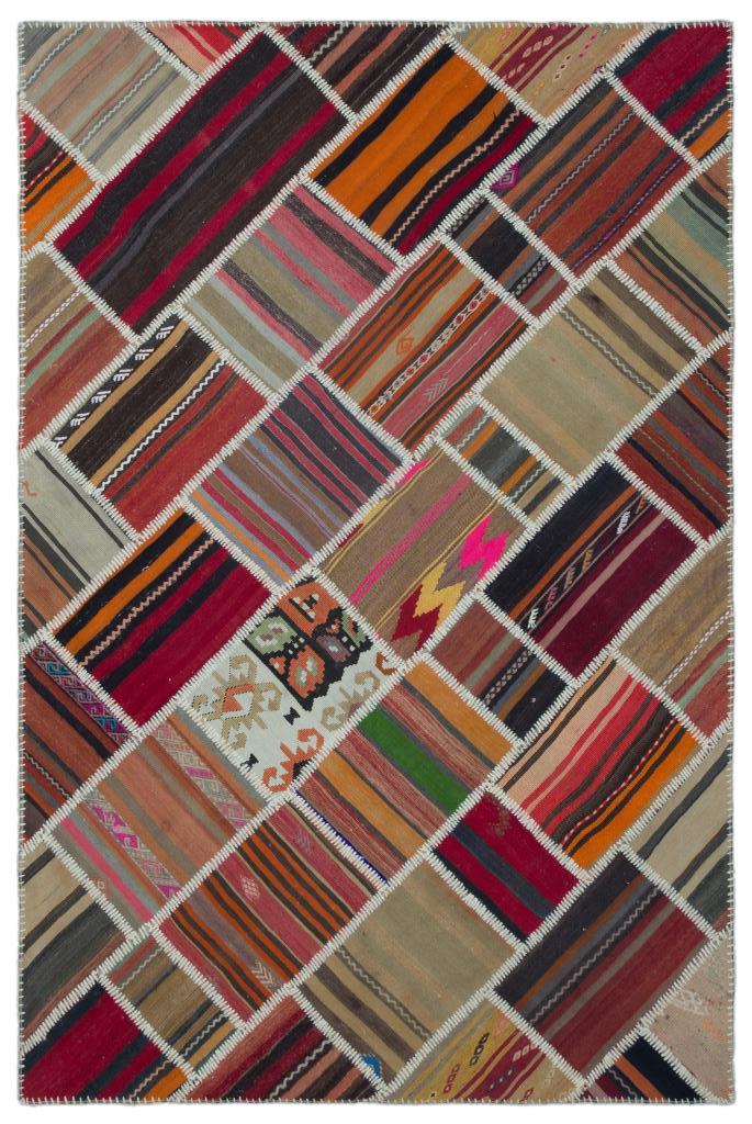 Apex Kilim Patchwork Unique Naturel 25584 156 x 234 cm