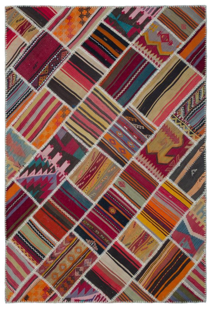 Apex Kilim Patchwork Unique Naturel 25589 157 x 230 cm