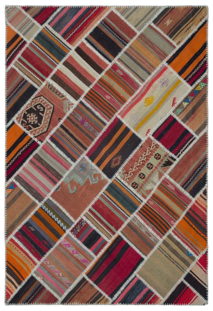 Apex Kilim Patchwork Unique Naturel 25592 160 x 235 cm