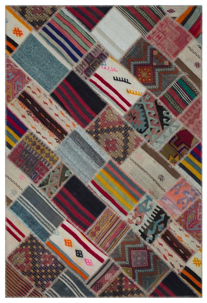 Apex Kilim Patchwork Unique Naturel 26770 162 x 247 cm