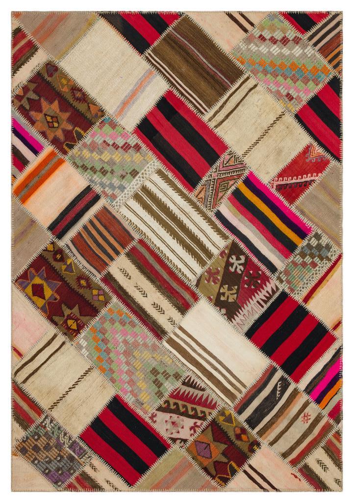 Apex Kilim Patchwork Unique Naturel 36512 160 x 232 cm