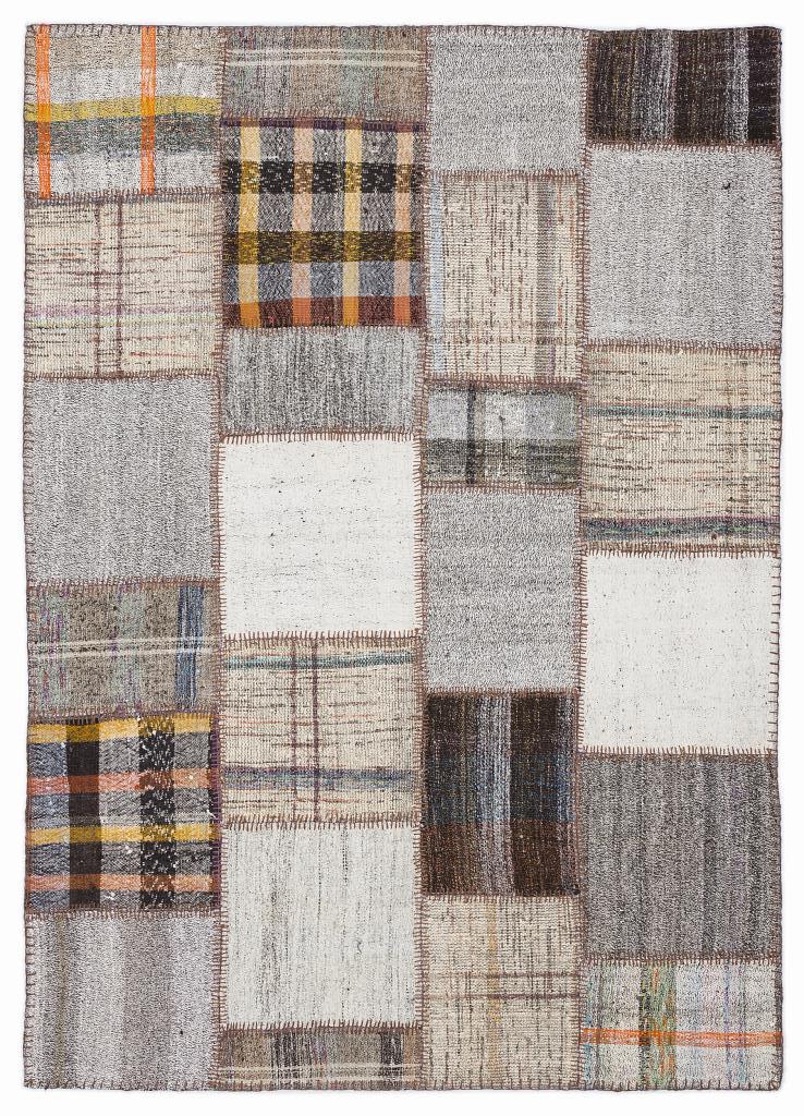 Apex Kilim Patchwork Unique Striped 1067 160 x 230 cm