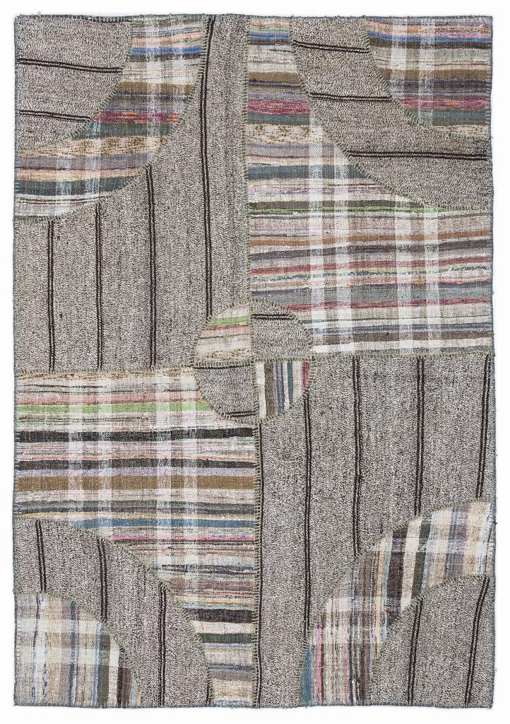 Apex Kilim Patchwork Unique Striped 1073 160 x 230 cm