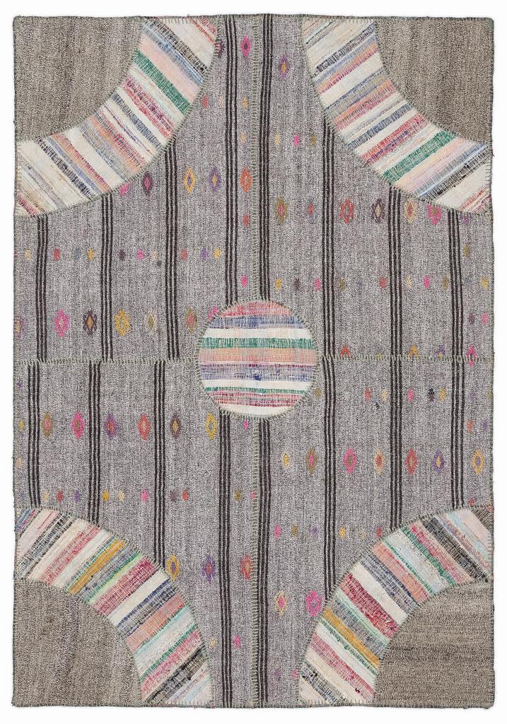 Apex Kilim Patchwork Unique Striped 1082 160 x 230 cm
