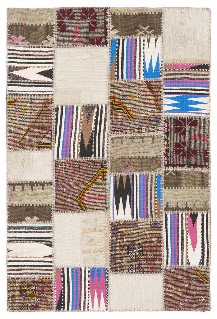 Apex Kilim Patchwork Unique Striped 11508 120 x 182 cm