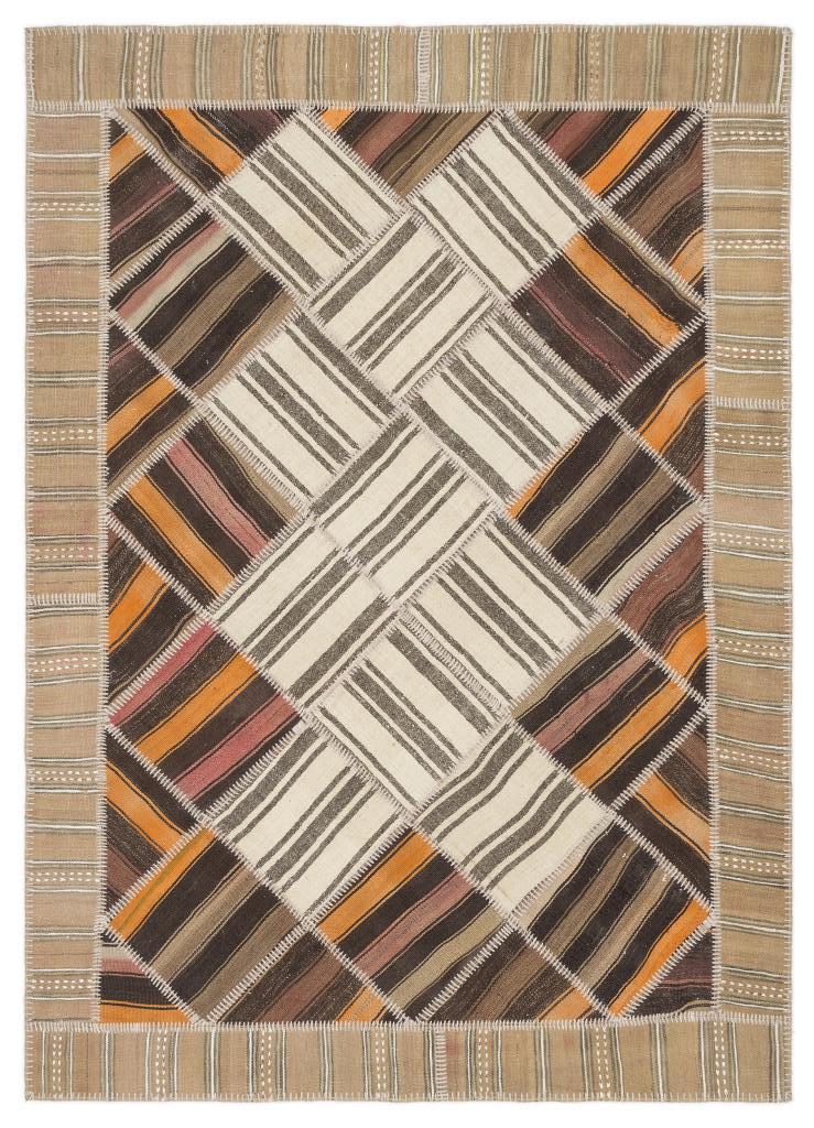 Apex Kilim Patchwork Unique Striped 11512 170 x 240 cm