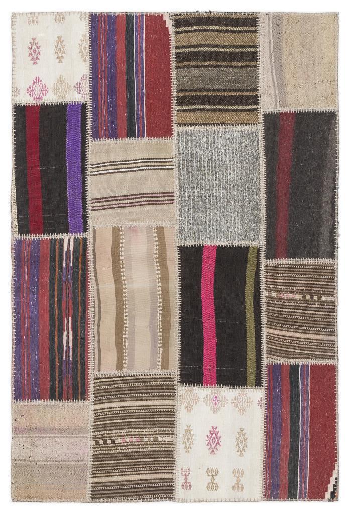 Apex Kilim Patchwork Unique Striped 11517 120 x 181 cm