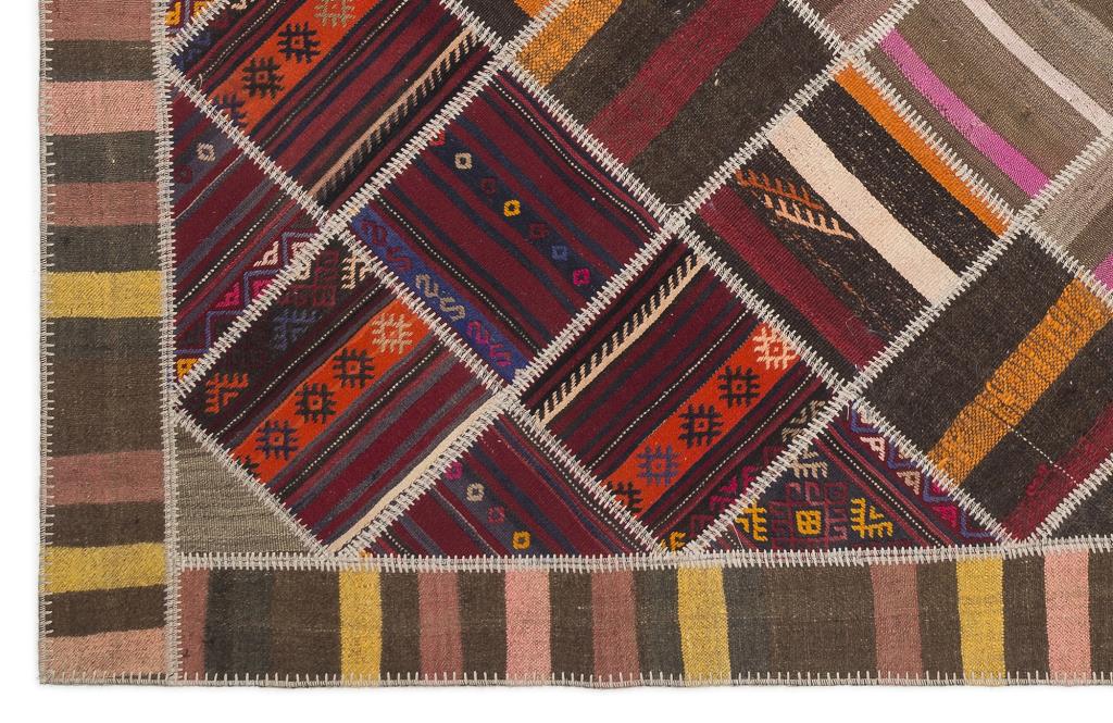 Apex Kilim Patchwork Unique Striped 11520 214 x 310 cm