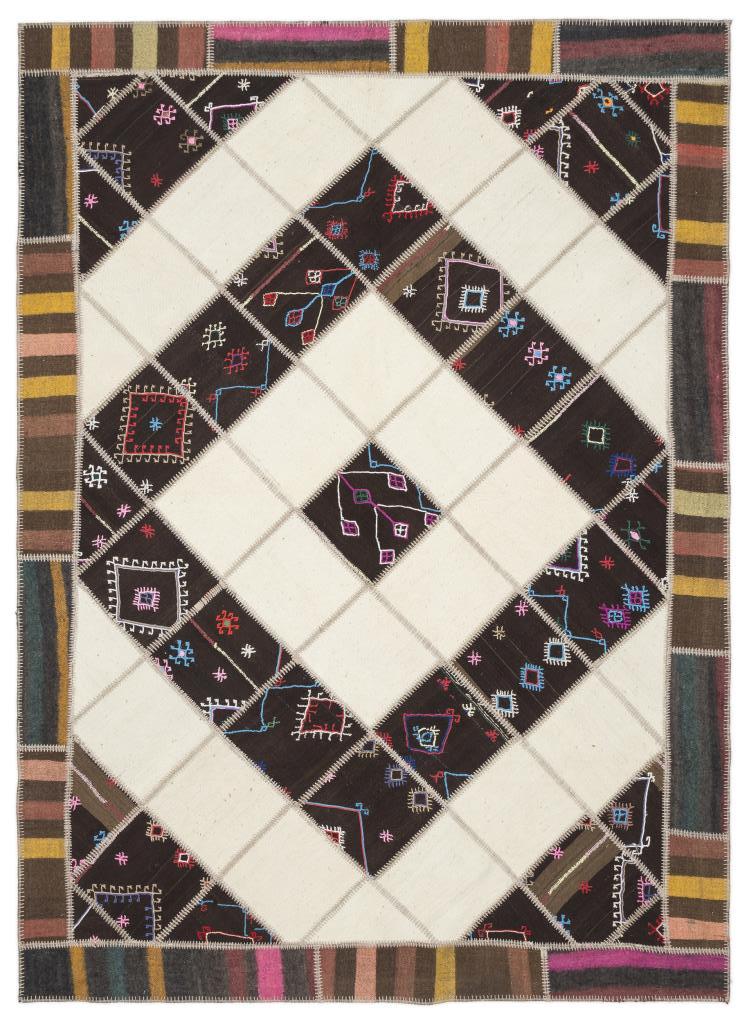 Apex Kilim Patchwork Unique Striped 11521 212 x 297 cm