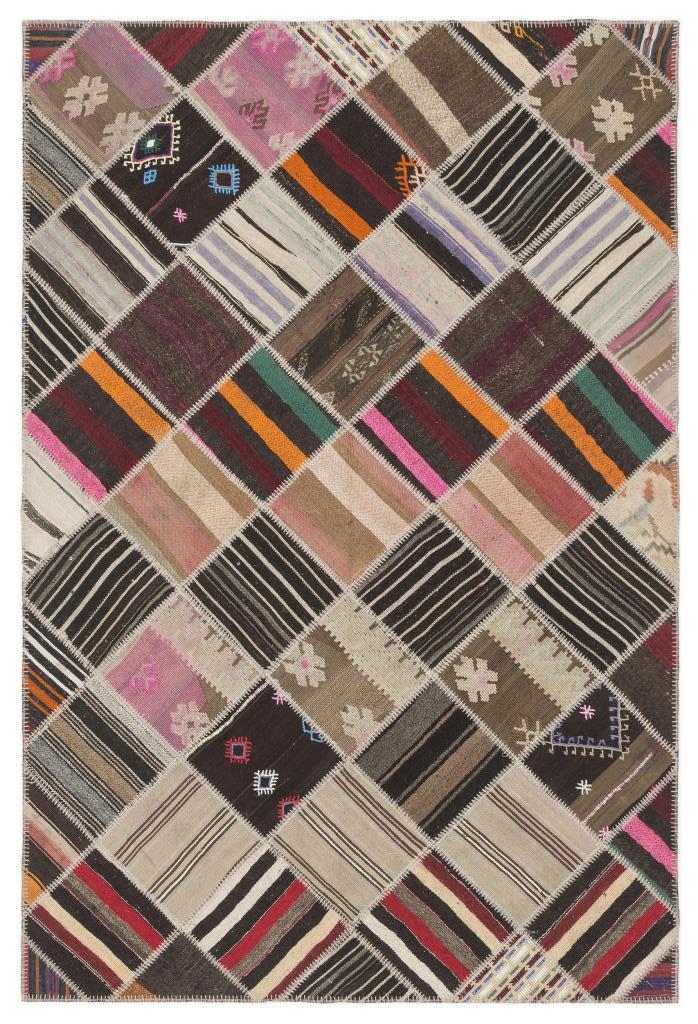 Apex Kilim Patchwork Unique Striped 11528 178 x 264 cm