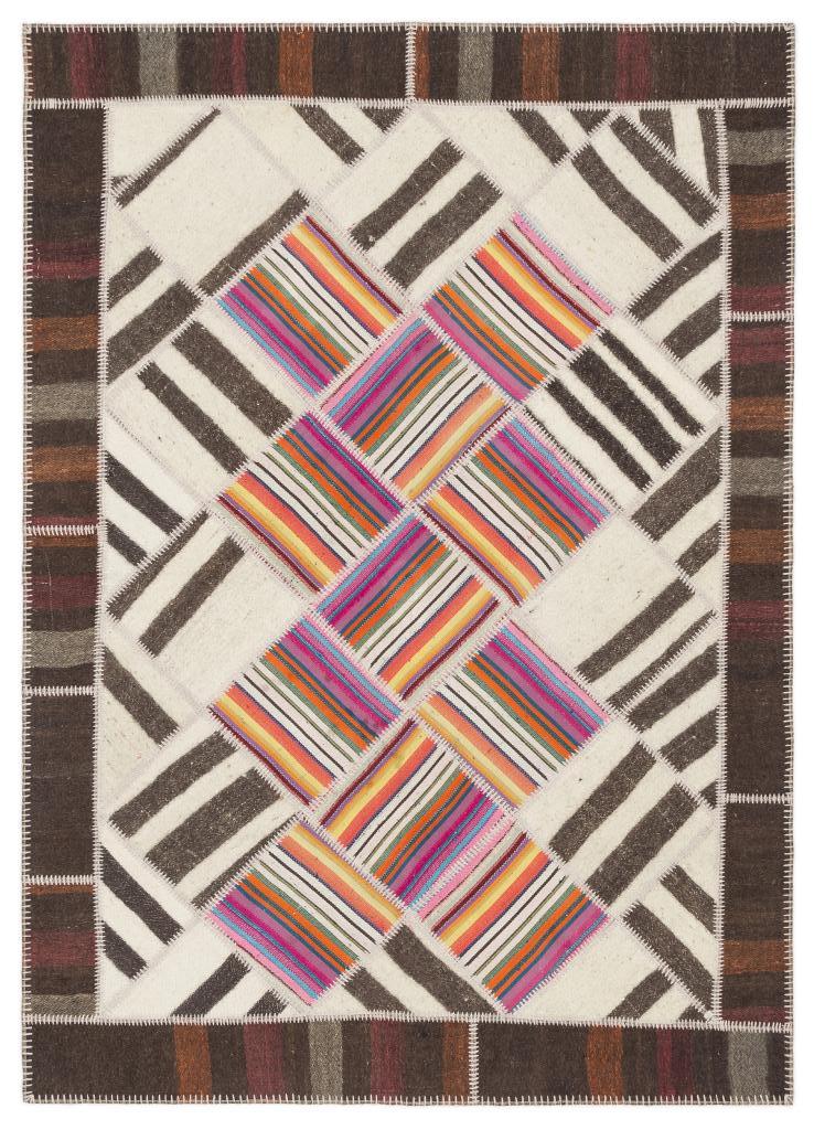 Apex Kilim Patchwork Unique Striped 11532 171 x 240 cm