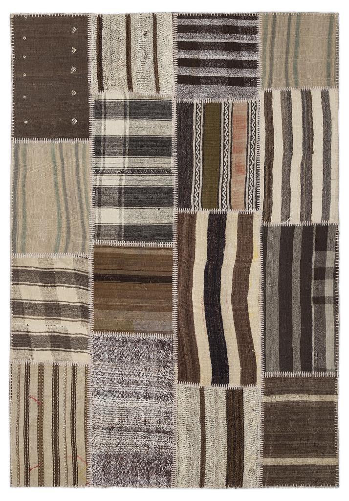 Apex Kilim Patchwork Unique Striped 1206 160 x 230 cm