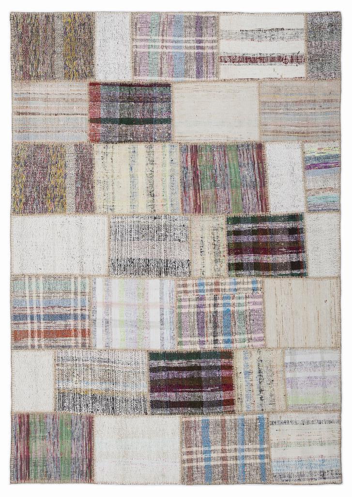 Apex Kilim Patchwork Unique Striped 1260 160 x 230 cm