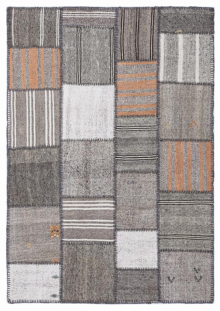 Apex Kilim Patchwork Unique Striped 1281 160 x 230 cm