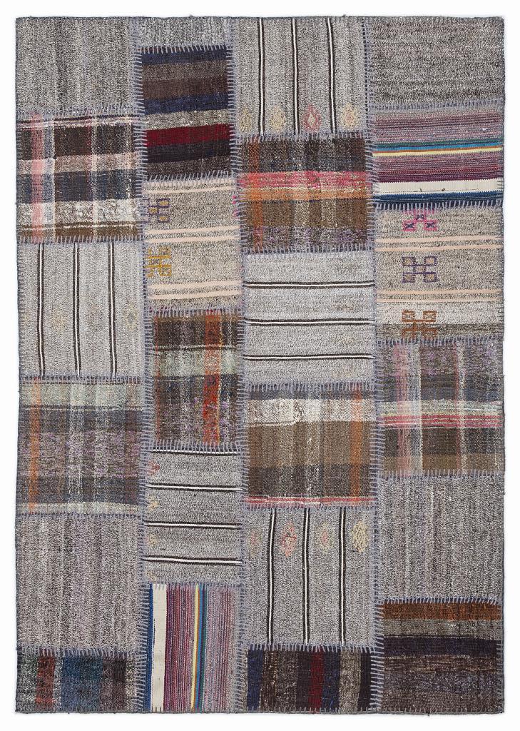 Apex Kilim Patchwork Unique Striped 1282 160 x 230 cm