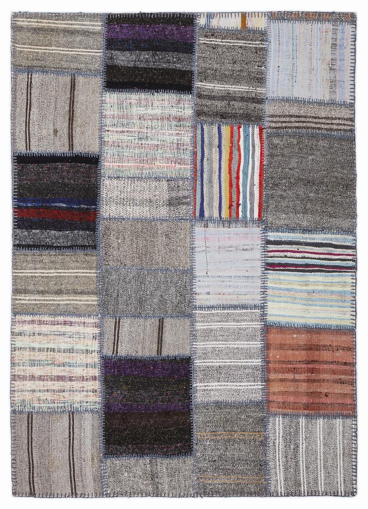 Apex Kilim Patchwork Unique Striped 1284 160 x 230 cm