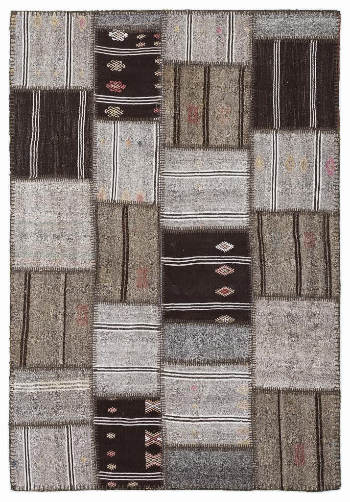 Apex Kilim Patchwork Unique Striped 1294 160 x 230 cm