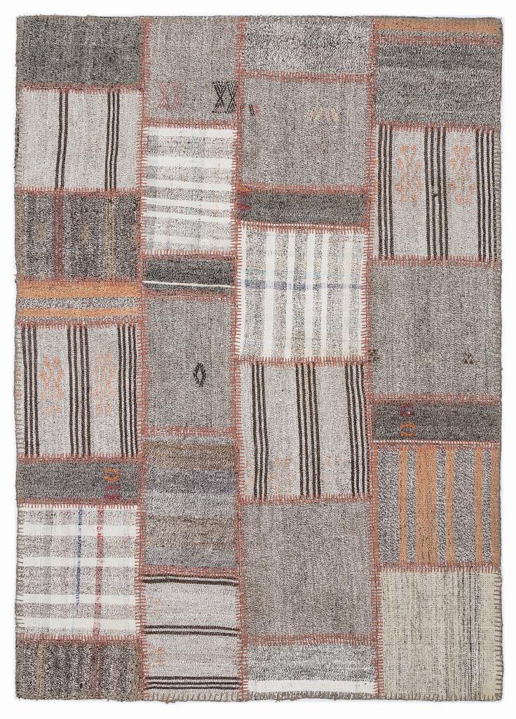 Apex Kilim Patchwork Unique Striped 1295 160 x 230 cm