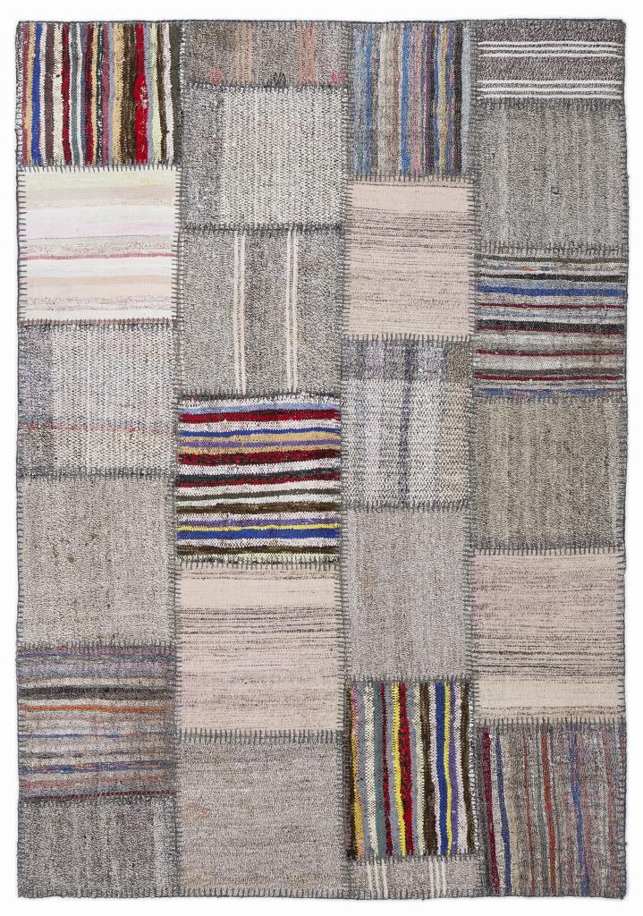 Apex Kilim Patchwork Unique Striped 1323 160 x 230 cm