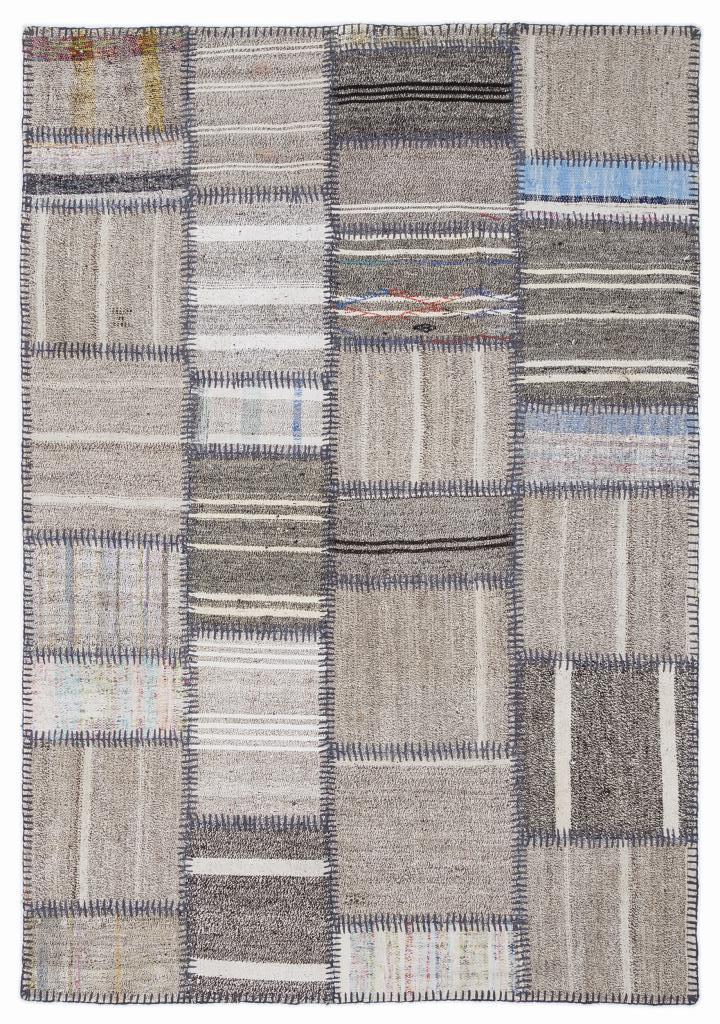 Apex Kilim Patchwork Unique Striped 1324 160 x 230 cm