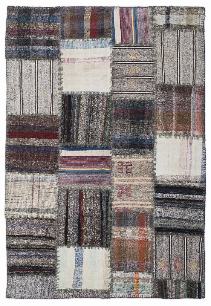 Apex Kilim Patchwork Unique Striped 1329 160 x 230 cm