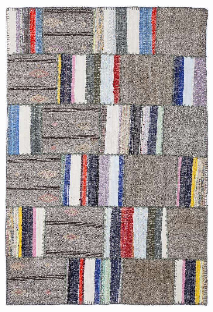 Apex Kilim Patchwork Unique Striped 1338 160 x 230 cm