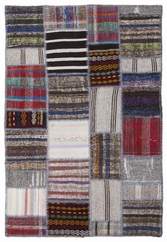 Apex Kilim Patchwork Unique Striped 1339 160 x 230 cm