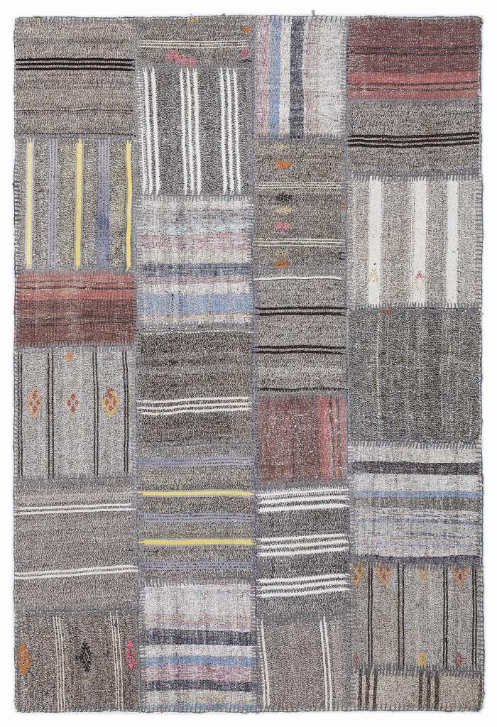 Apex Kilim Patchwork Unique Striped 1347 160 x 230 cm