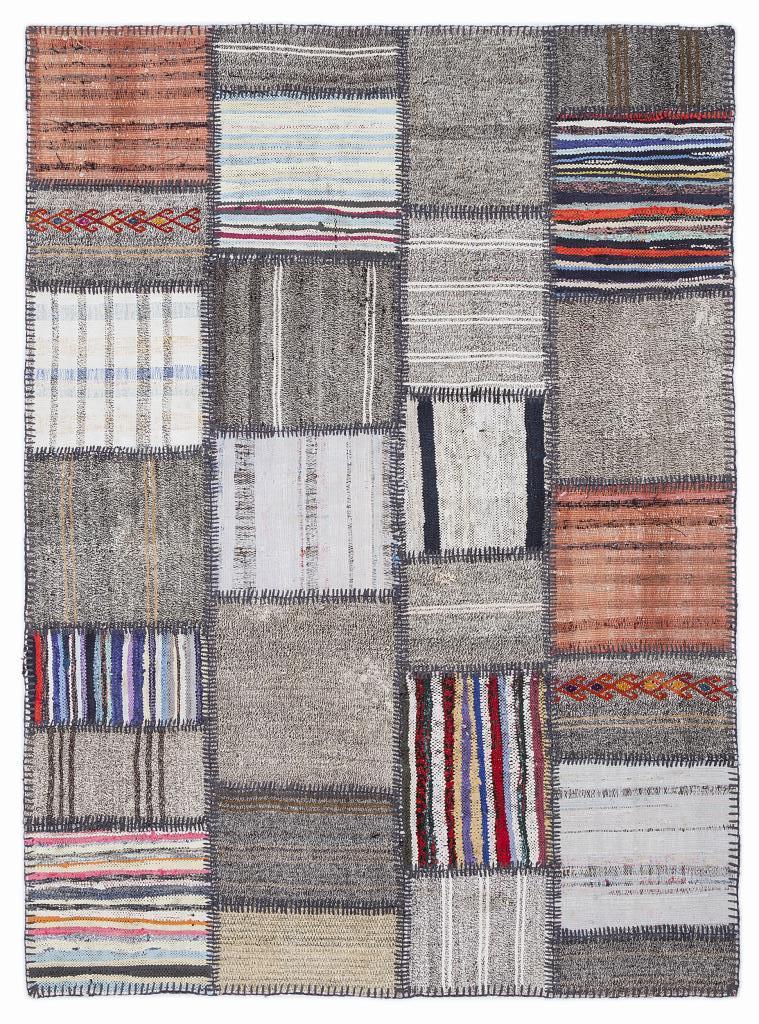 Apex Kilim Patchwork Unique Striped 1348 160 x 230 cm