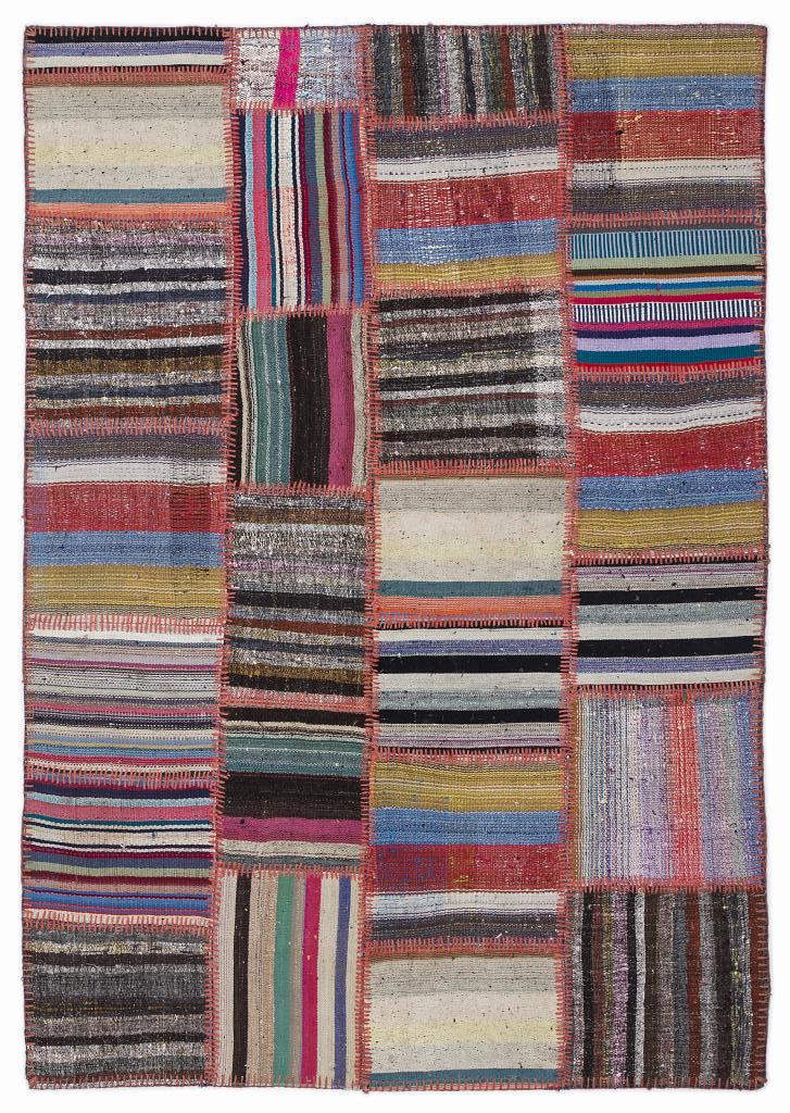 Apex Kilim Patchwork Unique Striped 1349 160 x 230 cm
