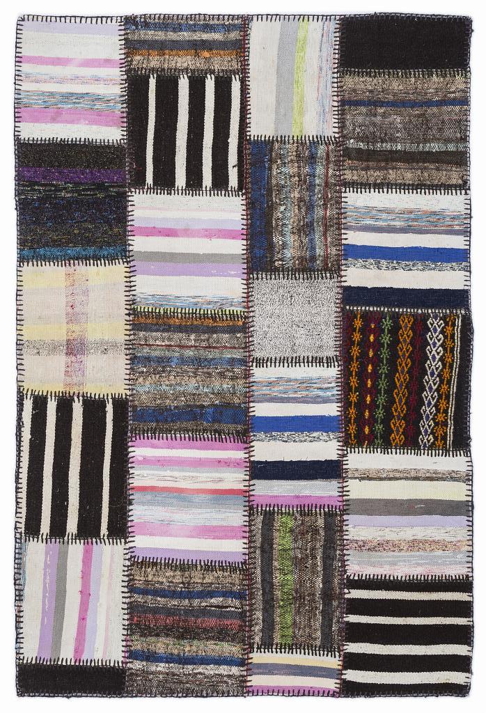 Apex Kilim Patchwork Unique Striped 1350 160 x 230 cm