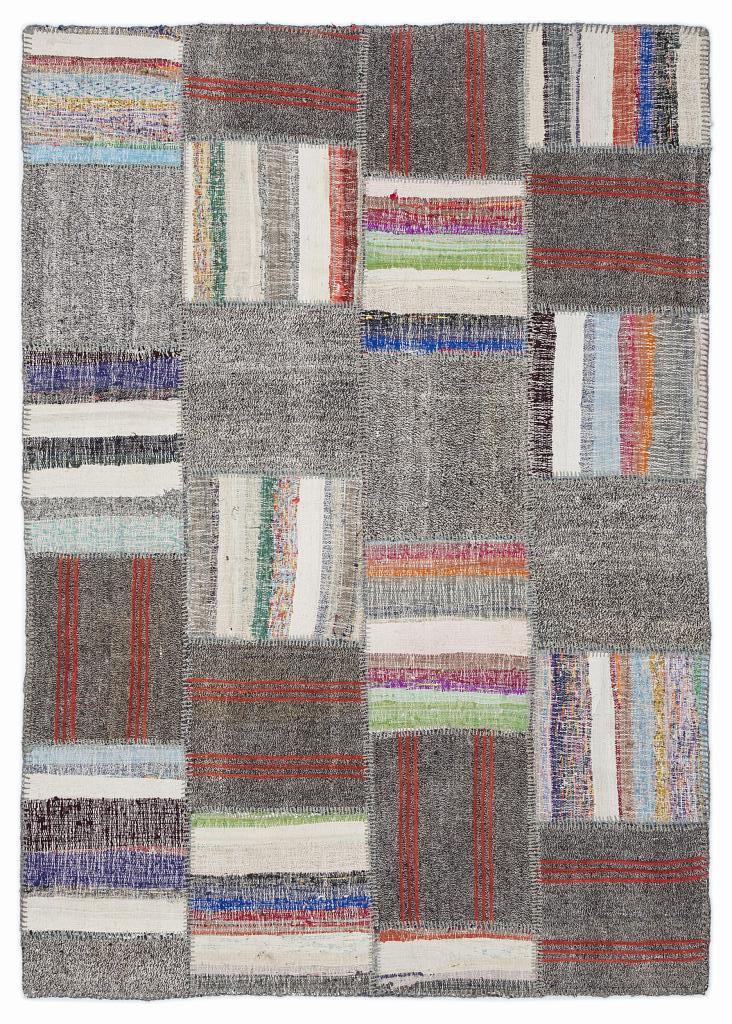 Apex Kilim Patchwork Unique Striped 1351 160 x 230 cm