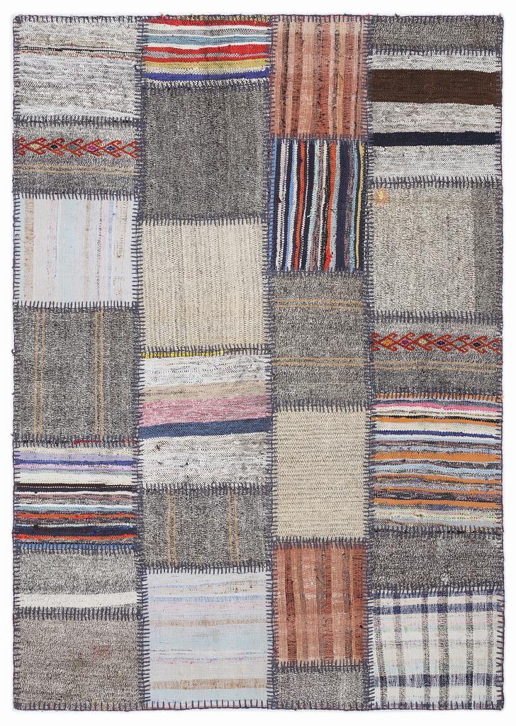 Apex Kilim Patchwork Unique Striped 1353 160 x 230 cm