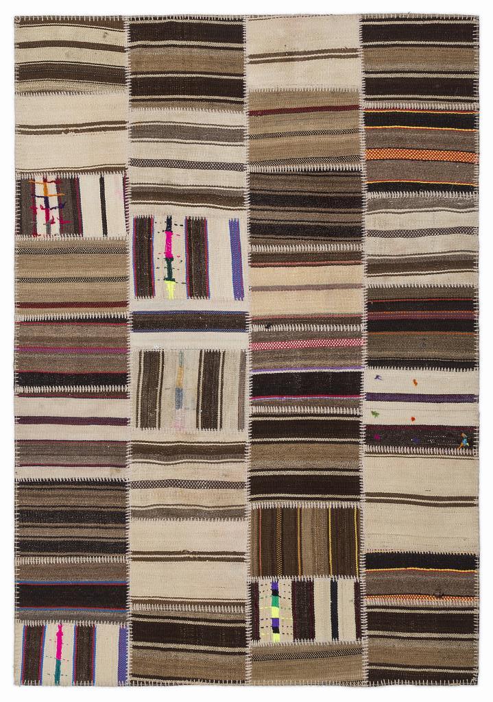 Apex Kilim Patchwork Unique Striped 1364 160 x 230 cm