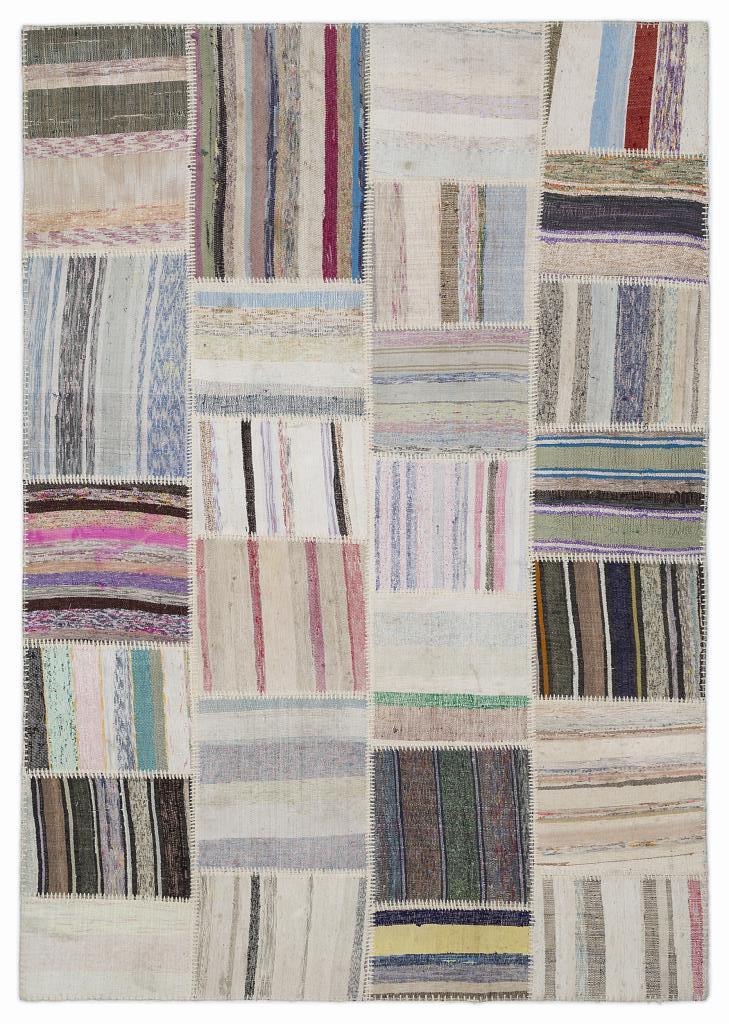 Apex Kilim Patchwork Unique Striped 1374 160 x 230 cm