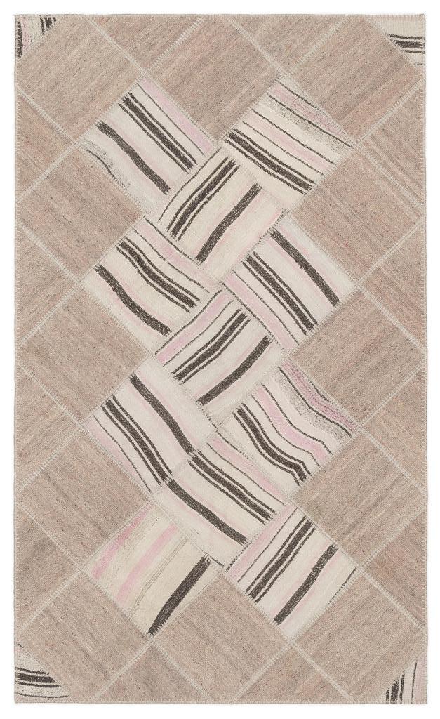 Apex Kilim Patchwork Unique Striped 1488 133 x 222 cm