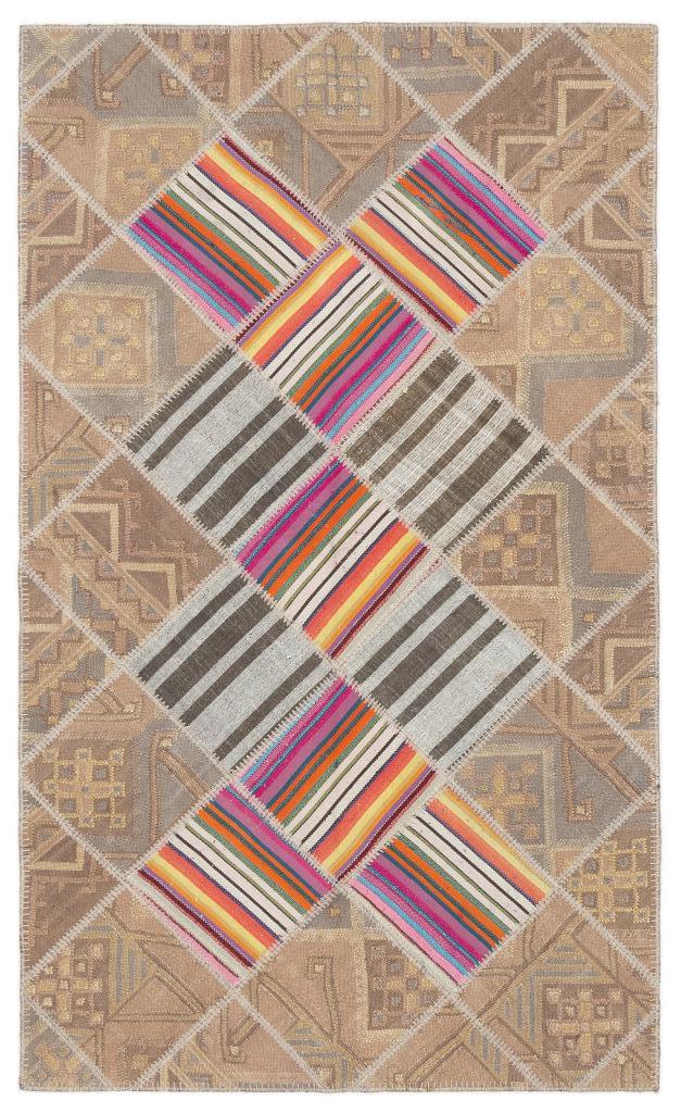 Apex Kilim Patchwork Unique Striped 1492 132 x 222 cm