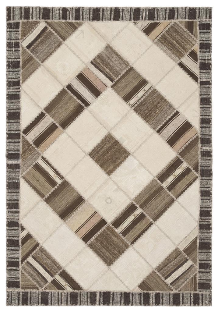 Apex Kilim Patchwork Unique Striped 1493 210 x 303 cm