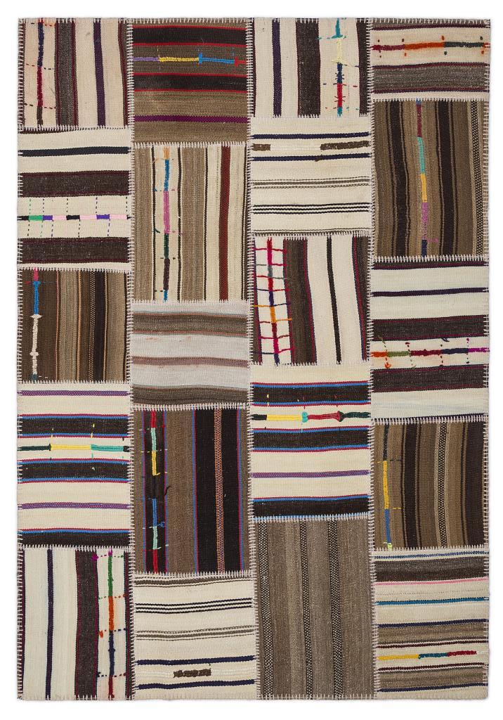 Apex Kilim Patchwork Unique Striped 2204 160 x 230 cm